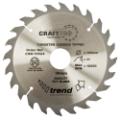 Trend Craft Saw Blade 184 X 24t X 30