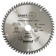 Trend Craft Saw Blade 250 X 60t X 30