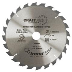 Trend Craft Saw Blade 250 X 24t X 30