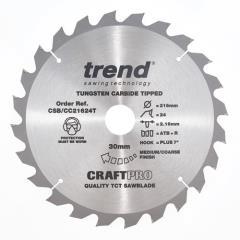Trend Saw Blade Crosscut 216 X 24t X 30
