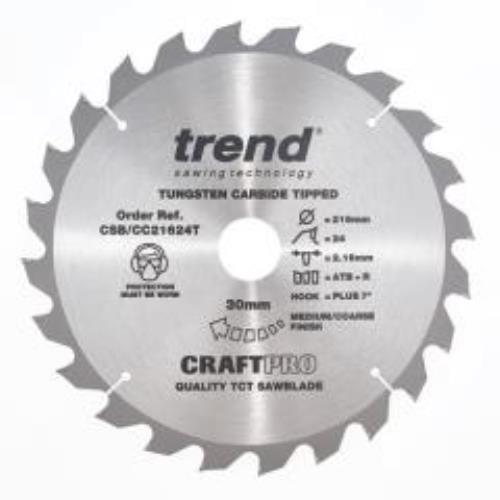 Trend Saw Blade Crosscut 216 X 24t X 30