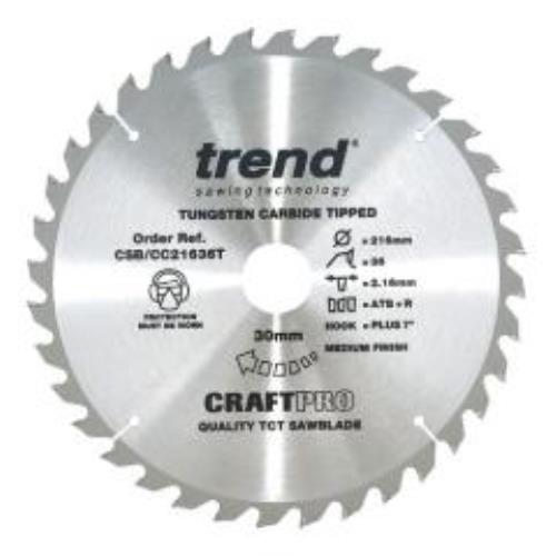 Trend Saw Blade Crosscut 216 X 36t X 30