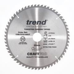 Trend Saw Blade Crosscut 216 X 60t X 30