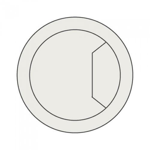 Trend Cable Tidy Insert 80mm Grey Pk3