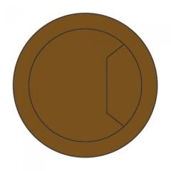 Trend Cable Tidy Insert 80mm Brown