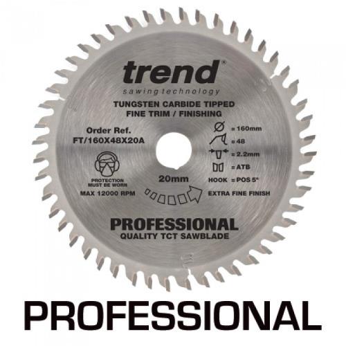 Trend Saw Blade Fine Trim 160 X 48t X 20