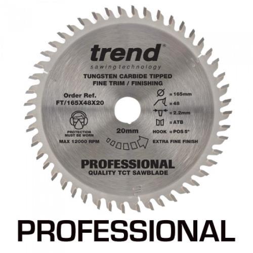 Trend Saw Blade Fine Trim 165 X 48t X 20