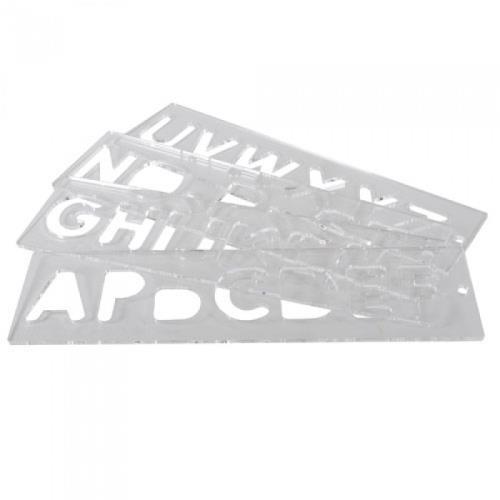 Trend Letter Template Set 57mm Uppercase