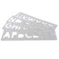 Trend Letter Template Set 57mm Uppercase
