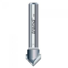 Trend 11/2x1/4 Chamfer V Groove Cutter 45°