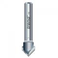 Trend 11/2x1/4 Chamfer V Groove Cutter 45°