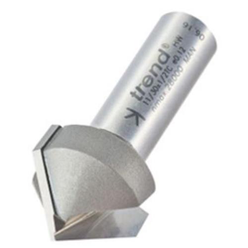 Trend 11/30x1/2 Chamfer V Groove Cutter 45