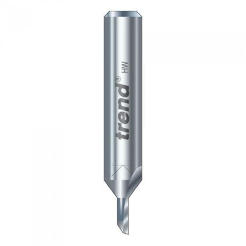 Trend 2/01x1/4 Single Flute Cutter 1.5 Mm Dia