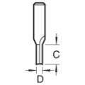 Trend 3/01x1/2 2 Flute Cutter 4 Mm Dia.