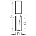 Trend 3/08x1/2 2 Flute Cutter 12.7 Mm Dia.