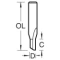 Trend 3/0x1/4 2 Flute Cutter 4.7 Mm Dia.