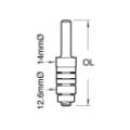 Trend 33/60x1/4 Arbor 33/60 For 1/4 Bore Tool