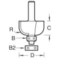 Trend 46/270x1/4 Bearing Guided Cove Cutter