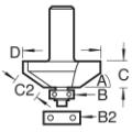 Trend 46/35x1/2 Guided Bevel Cutter