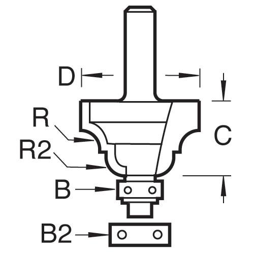 Trend 46/70 X 1/2 Tc Cutter