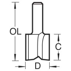 Trend 5/3x1/4 Hinge Recess Cutter