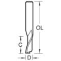 Trend 50/04x1/4hsse Helical Plunge Cutter