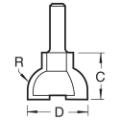 Trend 6/50x1/4 Sash Bar Ovolo Joint Cutter