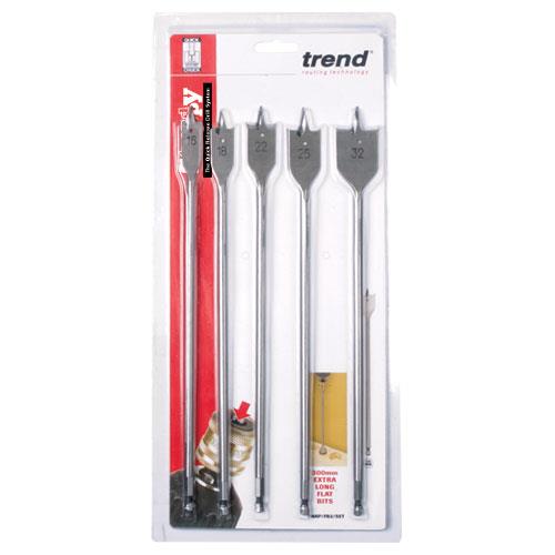 Trend Snappy 300mm Flat Bit Set 5pc