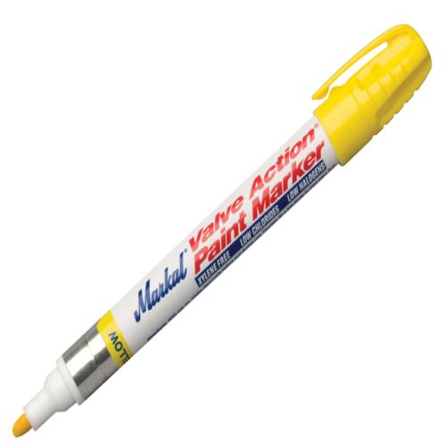 Markal Valve Action Paint Marker - Yellow