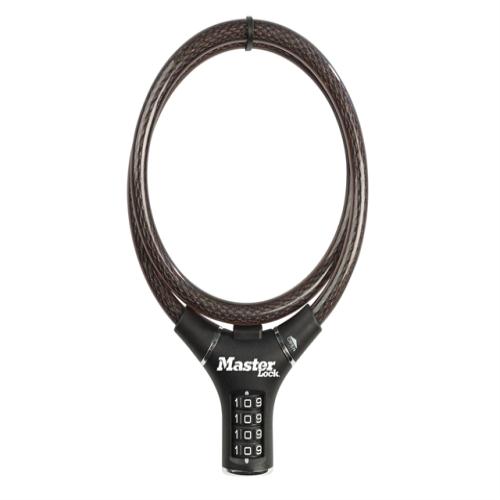Master Lock Black Steel Rigid Comb Cable 90cm