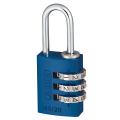 Abus 145 20mm Alu Combi Padlock Blue