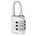 Abus 145 20mm Alu Combi Padlock Silver