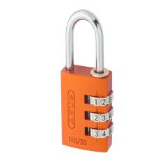 Abus 145 30mm Alu Combi Padlock Orange