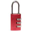 Abus 145 30mm Alu Combi Padlock Red