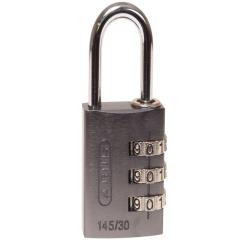 Abus 145 30mm Alu Combi Padlock Titanium