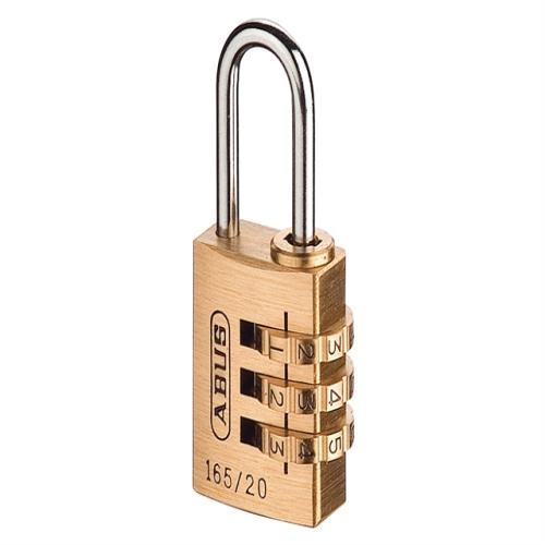 Abus 165 20mm Combi Padlock (3-digit) Carded