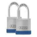 Abus 40mm Silver Rock™ 5 Padlock Twin Pack