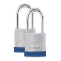 Abus 50mm Silver Rock™ 5 Padlock Twin Pack