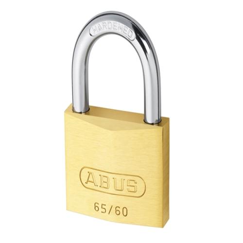 Abus 65 60mm Brass Padlock Carded