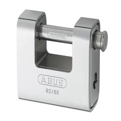 Abus 92 65mm Brass Body Shutter Padlock Carde