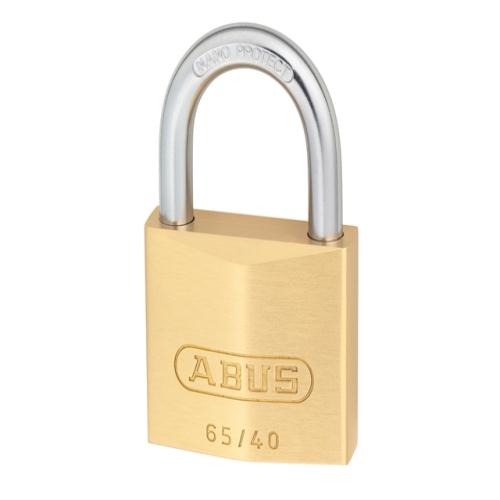 Abus 65 40mm Brass Padlock Keyed 401