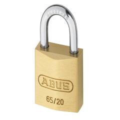 Abus 65 20mm Brass Padlock Keyed 203