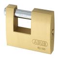 Abus 82 90mm Brass Shutter Padlock Keyed