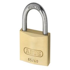 Abus 65ib 50mm Brass Padlock Shackle Keyed