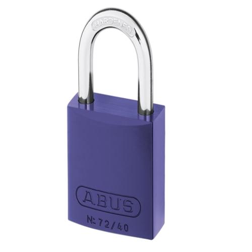 Abus 72 40mm Alu Padlock Violet Keyed Tt04072