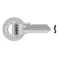 Abus T84/40 40mm Left Hand Key Blank 08682