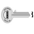 Abus 85/50 50mm +60 Left Hand Key Blank