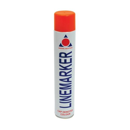 Aerosol Line Marking Paint 750ml Orange 0905