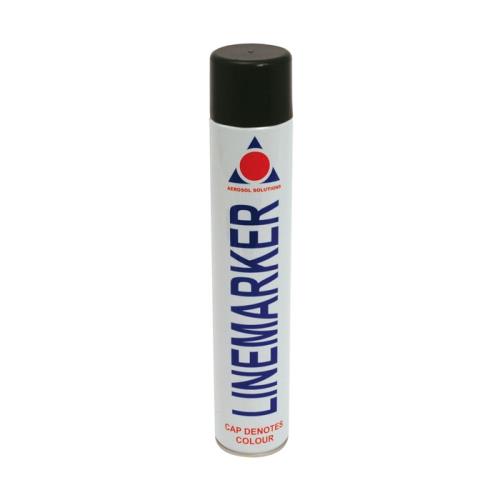 Aerosol Line Marking Paint 750ml Black 0906