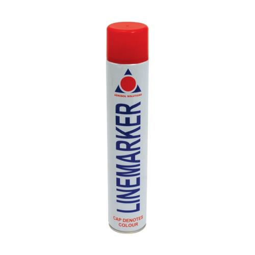 Aerosol Line Marking Paint 750ml Red 0902